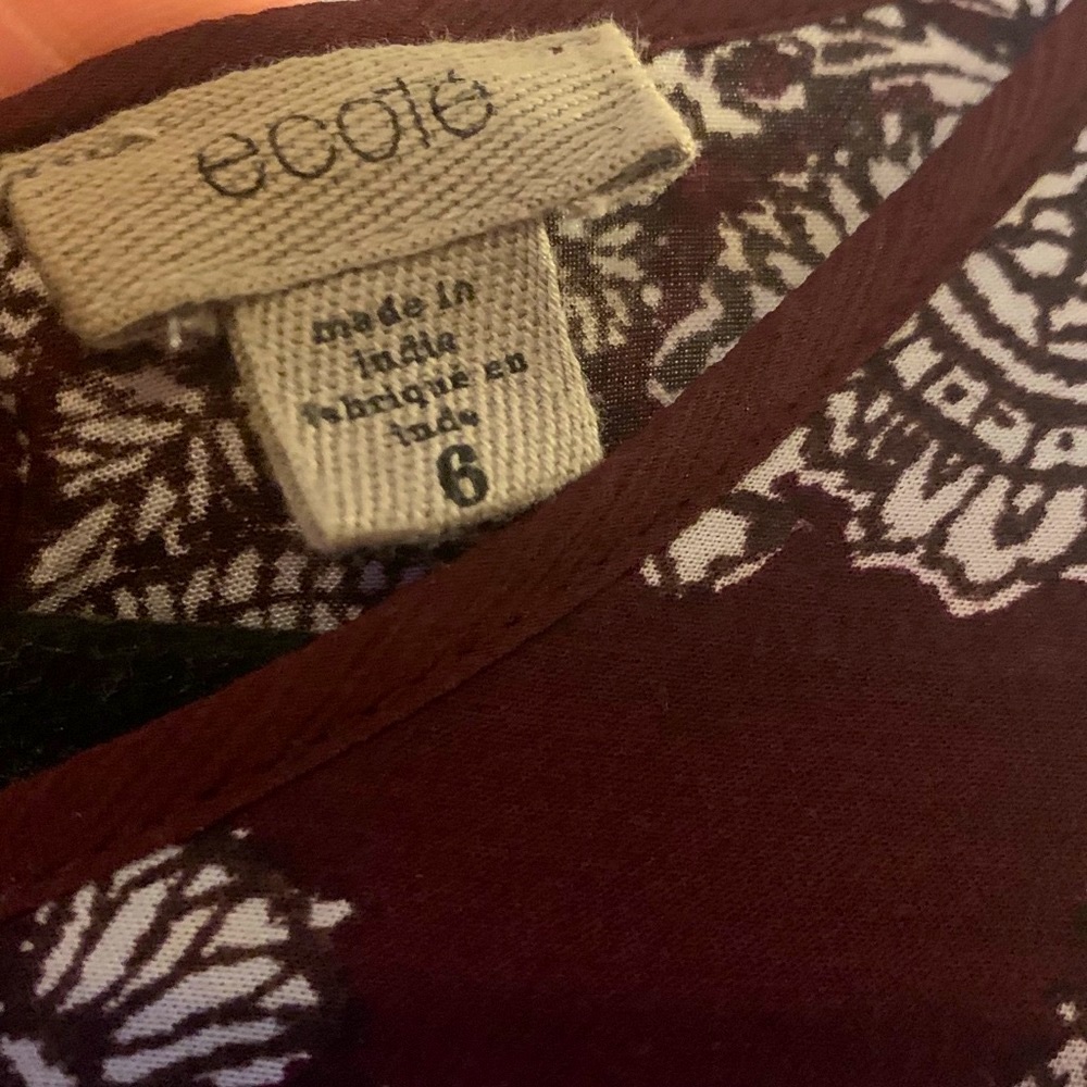 Patterned Mini Dress - Picture 4 of 6